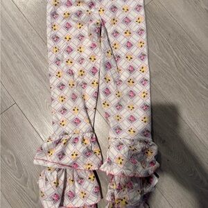 Matilda Jane Girls Ruffle floral pattern pants